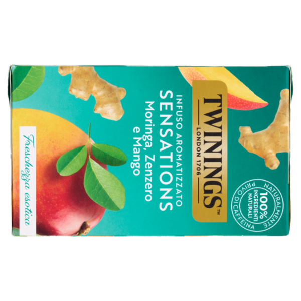 Twinings Moringa, Zenzero e Mango Infuso Sensations 20 filtri 30 g