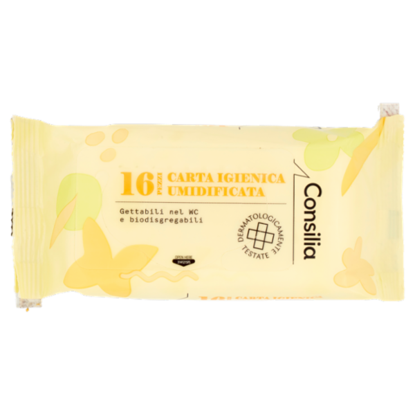 Consilia Carta Igienica Umidificata 16 pezzi