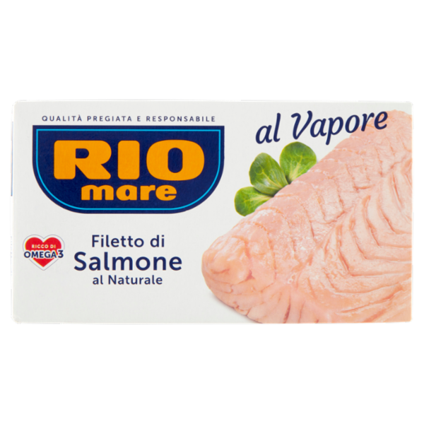 Rio mare Filetto di Salmone al Naturale al Vapore 150 g