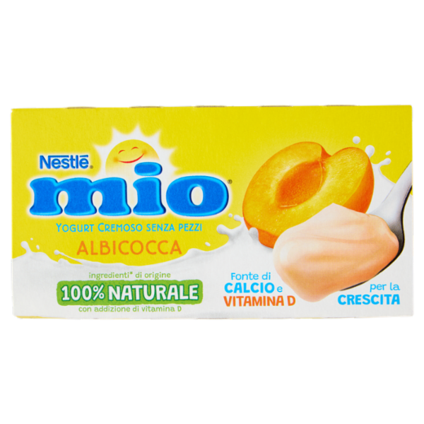NESTLÉ MIO Yogurt Cremoso Senza Pezzi Albicocca 2x125g