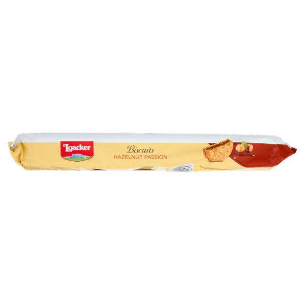 Loacker Biscuits Hazelnut Passion Biscotti meringati con crema alla Nocciola 80g