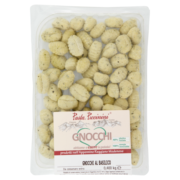 Pasta Piccinini Gnocchi al Basilico 0,400 kg