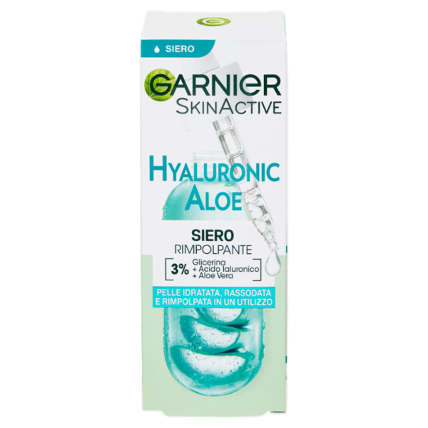 Garnier SkinActive Hyaluronic Aloe Siero Rimpolpante, 30 ml