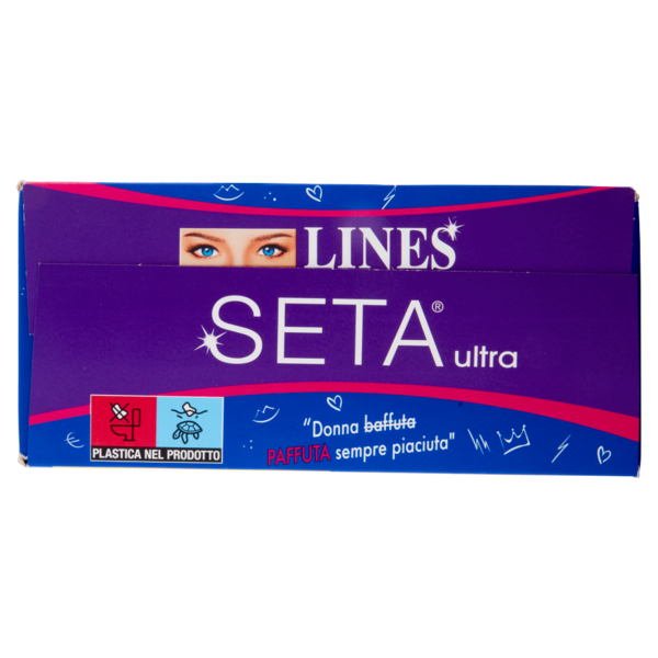 Lines Seta ultra Assorbenti Notte con Ali 40+4 pz