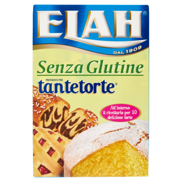 Elah Senza Glutine Preparato per tantetorte 390 g