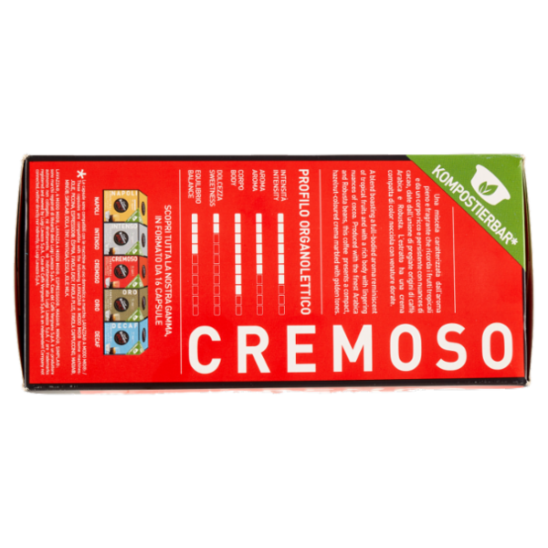 Caffè Vergnano 1882 Cremoso Compostabile** Capsule Compatibili Lavazza a Modo Mio* 32 x 7,5 g