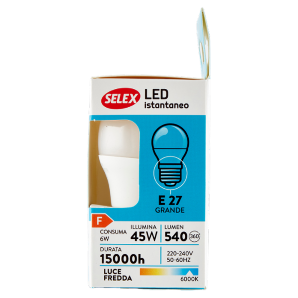 Selex Lampadina Led SMD Minisfera E27 6W