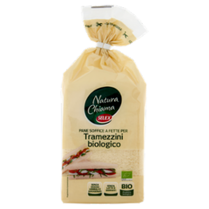 Selex Natura Chiama Pane Per Tramezzini Bianco Con Olio Di Semi Di Girasole Alto Oleico Bio 300 g