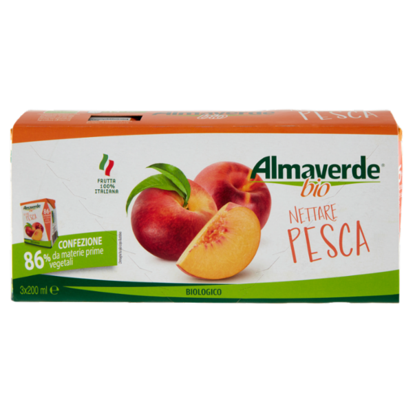 Almaverde bio Nettare Pesca 3 x 200 ml