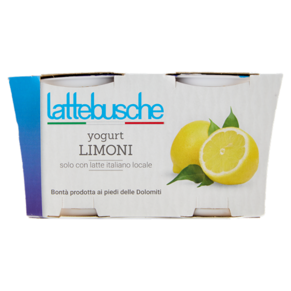 lattebusche yogurt Limoni 2 x 125 g