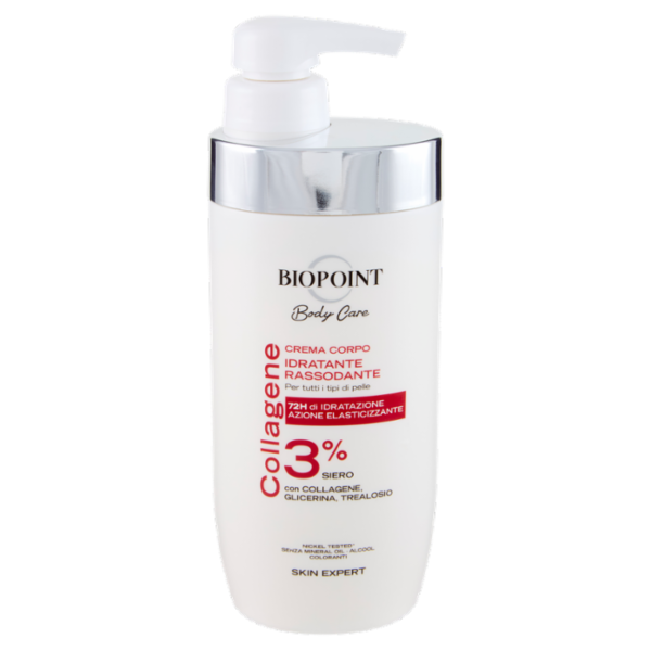 Biopoint Body Care Collagene Crema Corpo Idratante Rassodante 500 ml