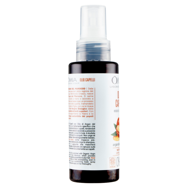 Omia Laboratoires eco biologico Olio Capelli olio di argan Capelli Lisci 100 ml