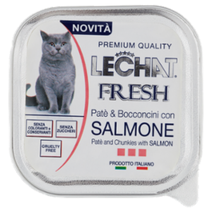 LeChat Fresh Patè & Bocconcini Con Salmone 100 g