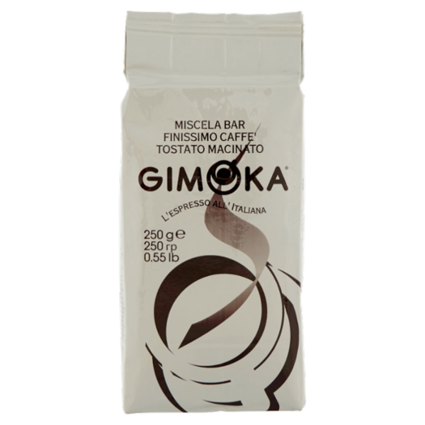 Gimoka Miscela Bar Finissimo Caffè Tostato Macinato 250 g