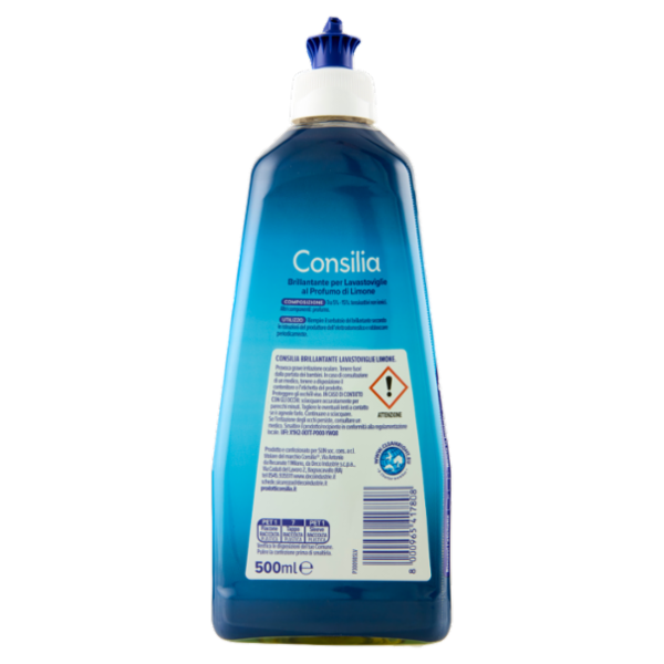 Consilia Brillantante per Lavastoviglie Limone 500 ml