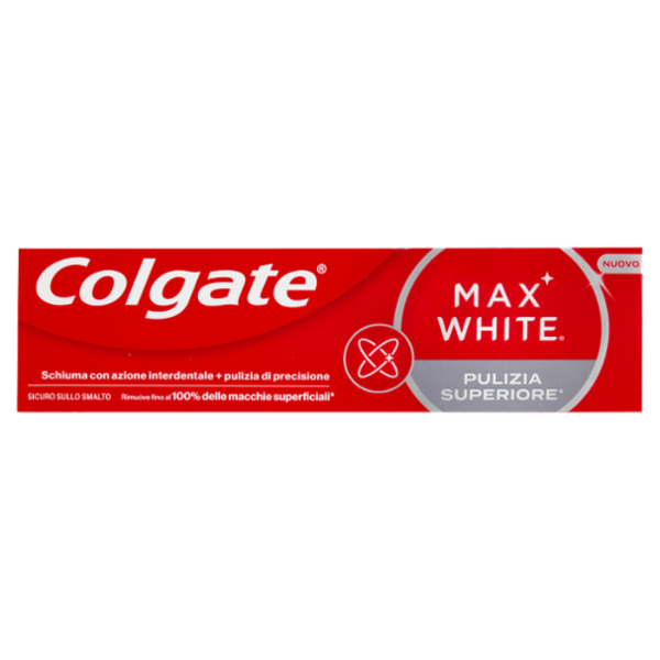 Colgate dentifricio sbiancante Max White Pulizia Superiore 75 ml