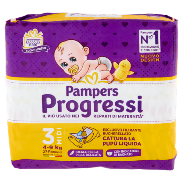 Pampers Progressi Midi 27 pz