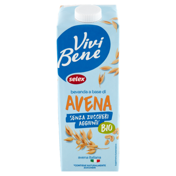 Selex Vivi Bene Bevanda a Base di Avena Biologica 1 L