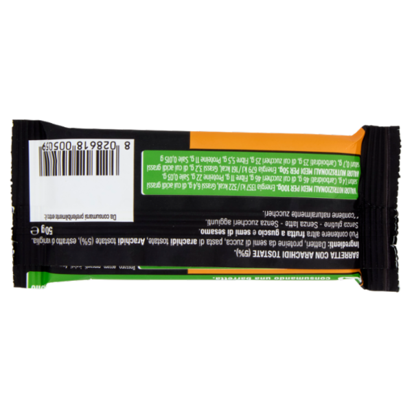 Ventura Proteica Barretta con arachidi Tostate 50 g