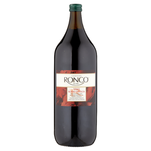 Cantine Ronco Vino Rosso d'Italia 2 l