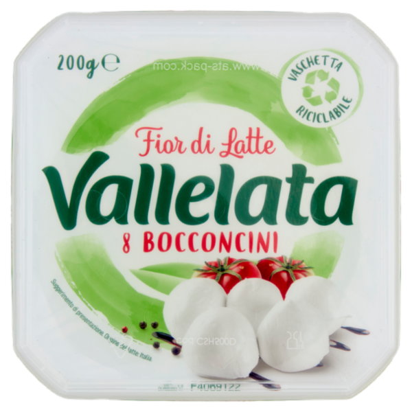 Vallelata Fior di Latte 8 Bocconcini 200 g