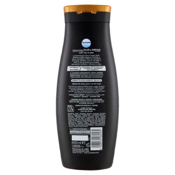 Leocrema Crema Corpo Olio di Argan 400 ml