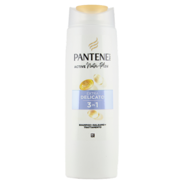 Pantene Pro-V Extra Delicato 3 in 1 Shampoo + Balsamo + Trattamento Active Nutri-Plex 250 ml