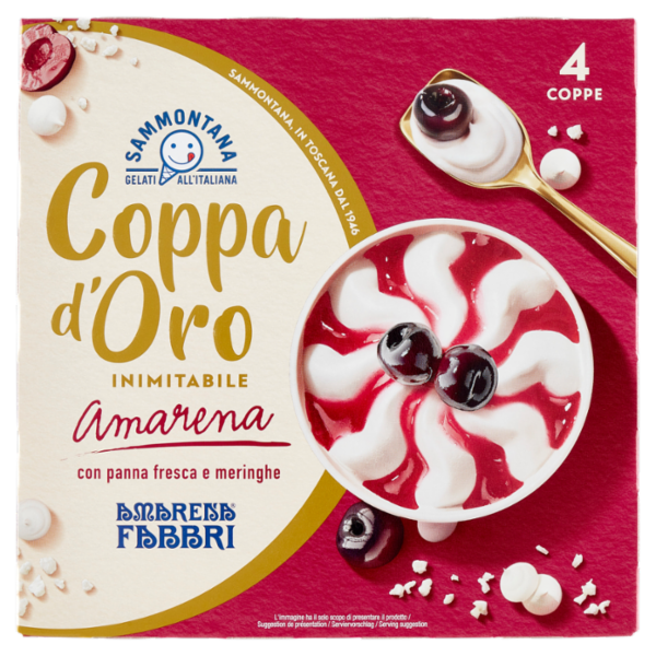 Sammontana Coppa d'Oro Amarena Fabbri 4 x 90 g