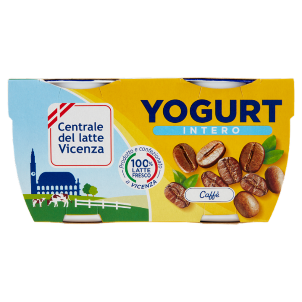 Centrale del latte Vicenza Yogurt Intero Caffè 2 x 125 g