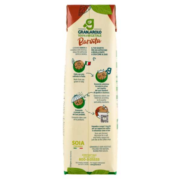 Bevanda Soia Barista 100% Vegetale Granarolo 1lt
