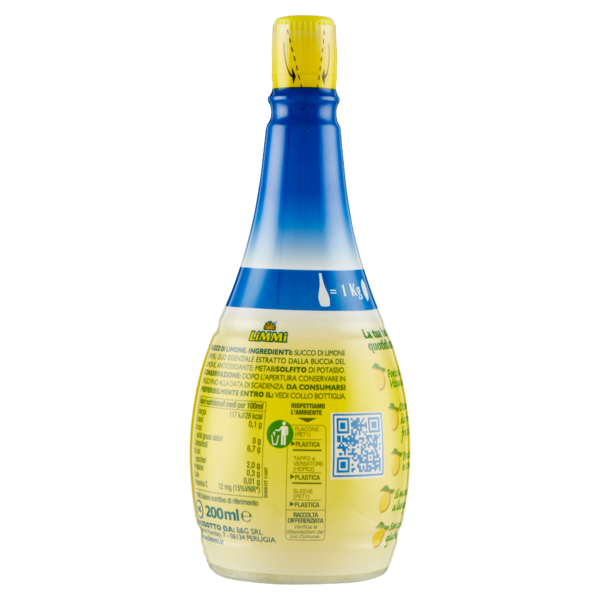 Limmi Premium succo di Limone 200 ml
