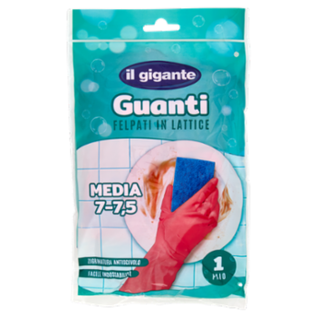 IL GIGANTE Guanti Felpati In Lattice Media 7-7,5 1 Paio