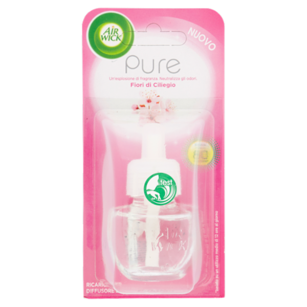 Air Wick Pure Fiori di Ciliegio Ricarica per Diffusore Elettrico 19 ml
