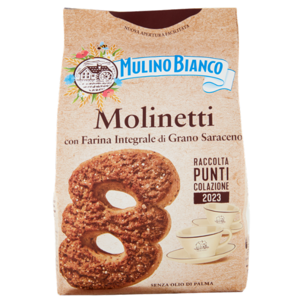 Mulino Bianco Molinetti con Farina Integrale di Grano Saraceno 350g