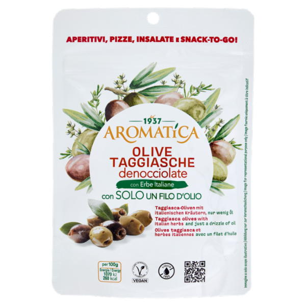 Aromatica Olive Taggiasche denocciolate con Erbe Italiane 90 g