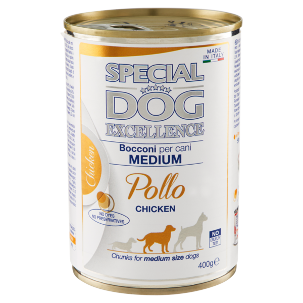 Special Dog Excellence Bocconi per cani Medium Pollo 400 g
