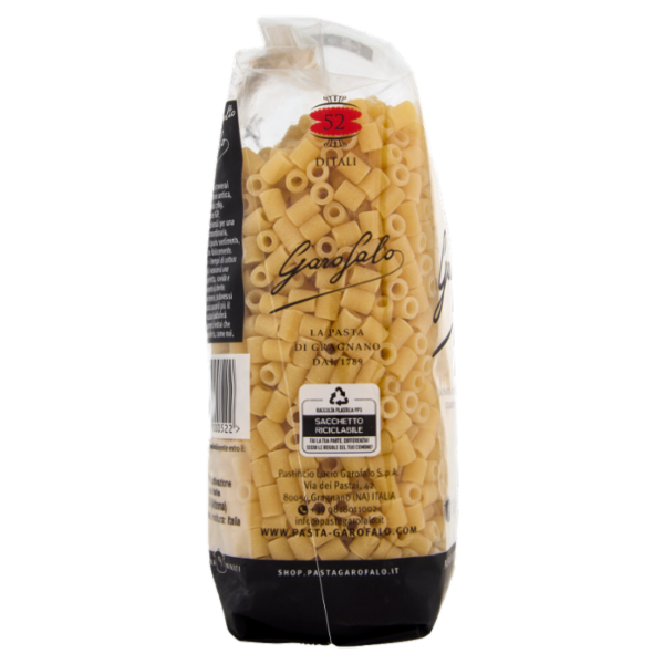 Garofalo Ditali 52 Pasta di Gragnano IGP 500 g