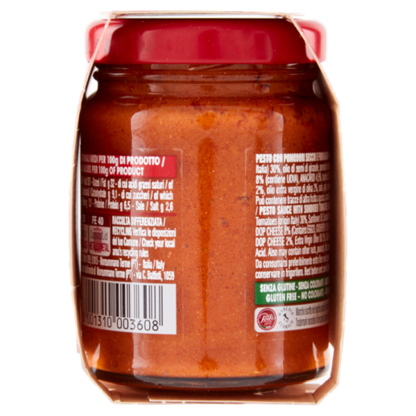 Polli Pesto Pomodori Secchi e Formaggio 2 x 90 g