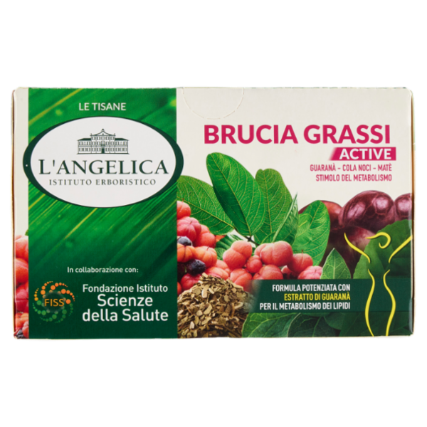 L'Angelica Le Tisane Brucia Grassi Active 18 Filtri 32,4 g