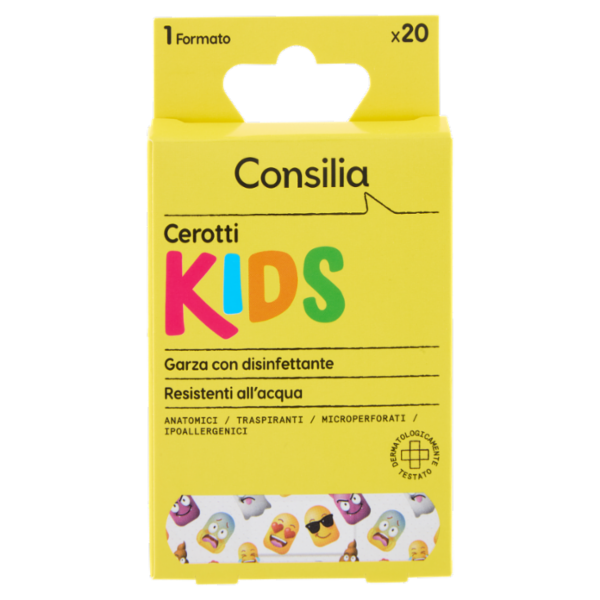 Consilia Cerotti per Bambini Monoformato 7x2 cm 20 pezzi