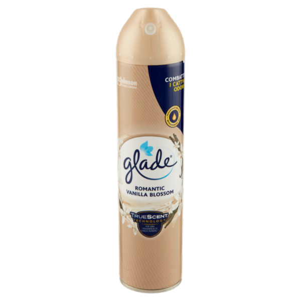 Glade Spray, Profumatore per Ambienti, Fragranza Romantic Vanilla Blossom 300ml