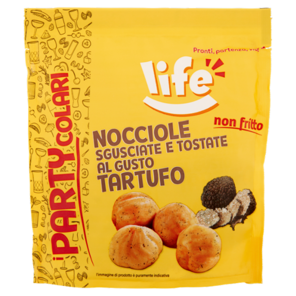 Life i Partycolari Nocciole Sgusciate e Tostate al Gusto Tartufo non fritto 90 g