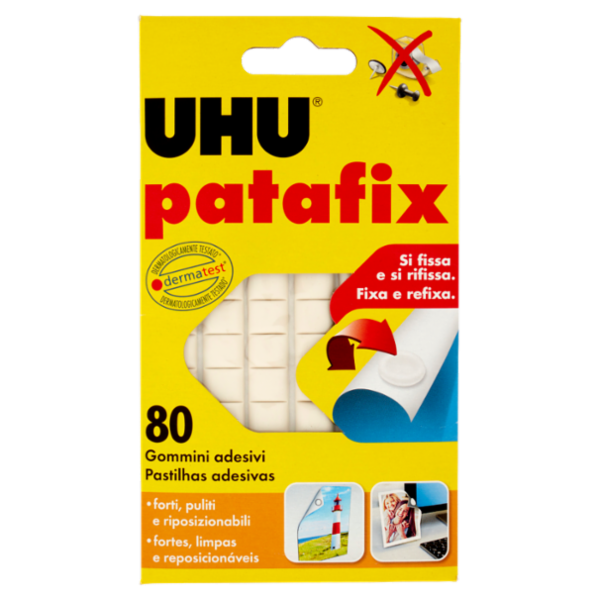 UHU patafix Gommini adesivi 80 pz