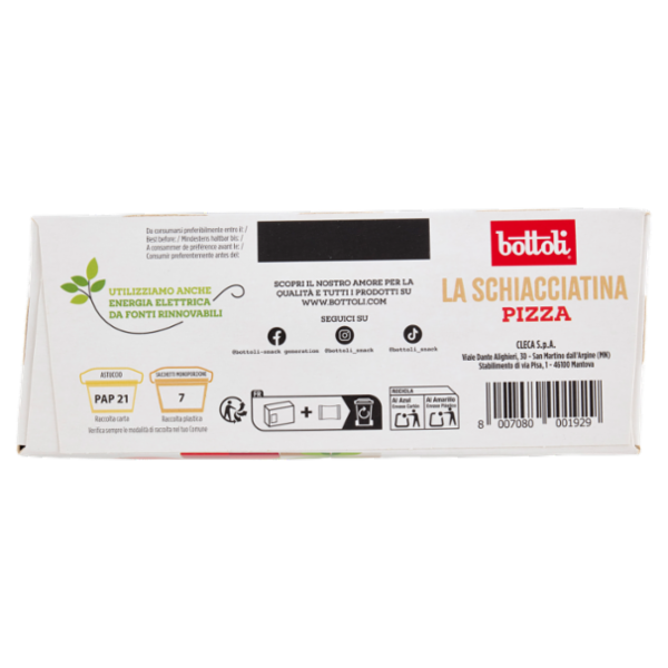 bottoli la Schiacciatina Pizza 6 x 37,5 g