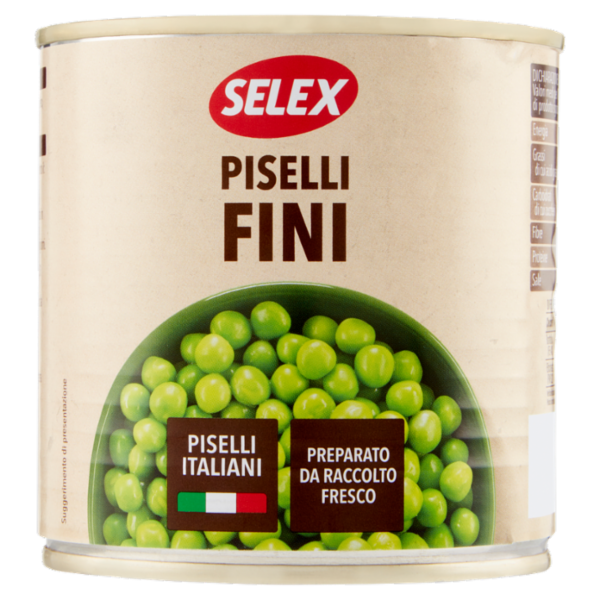 Selex Piselli Fini Lessati 410 g
