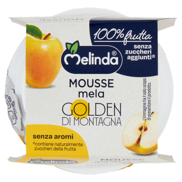 Melinda Mousse mela Golden di Montagna 2 x 100 g