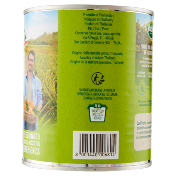 Valfrutta Ananas 836 g