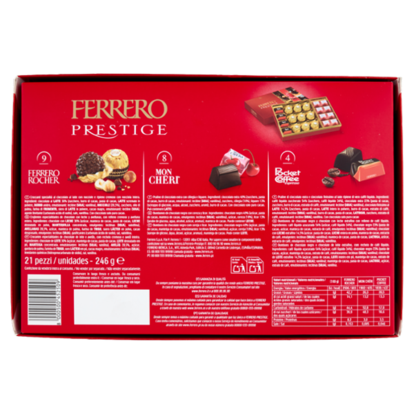 Ferrero Prestige 21 pezzi 246 g