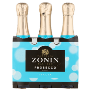 Zonin Prosecco D.O.C. Extra Dry 3 x 200 Ml