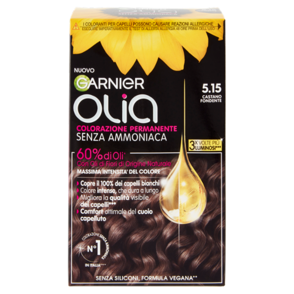 Garnier Olia Tinta Capelli, Senza Ammoniaca, Frozen brown 515